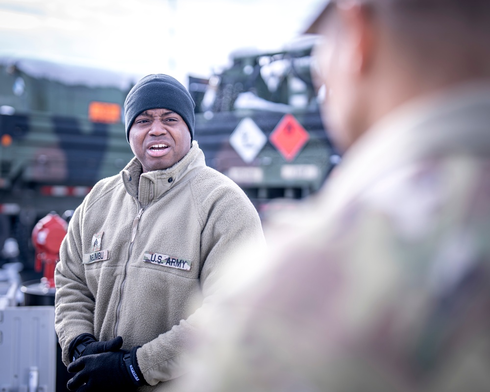 10th AAMDC command team visits 5-4 ADA for Maintenance Terrain Walk