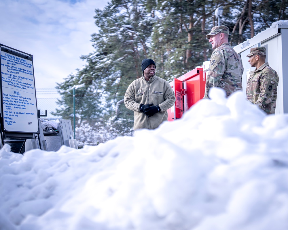 10th AAMDC command team visits 5-4 ADA for Maintenance Terrain Walk