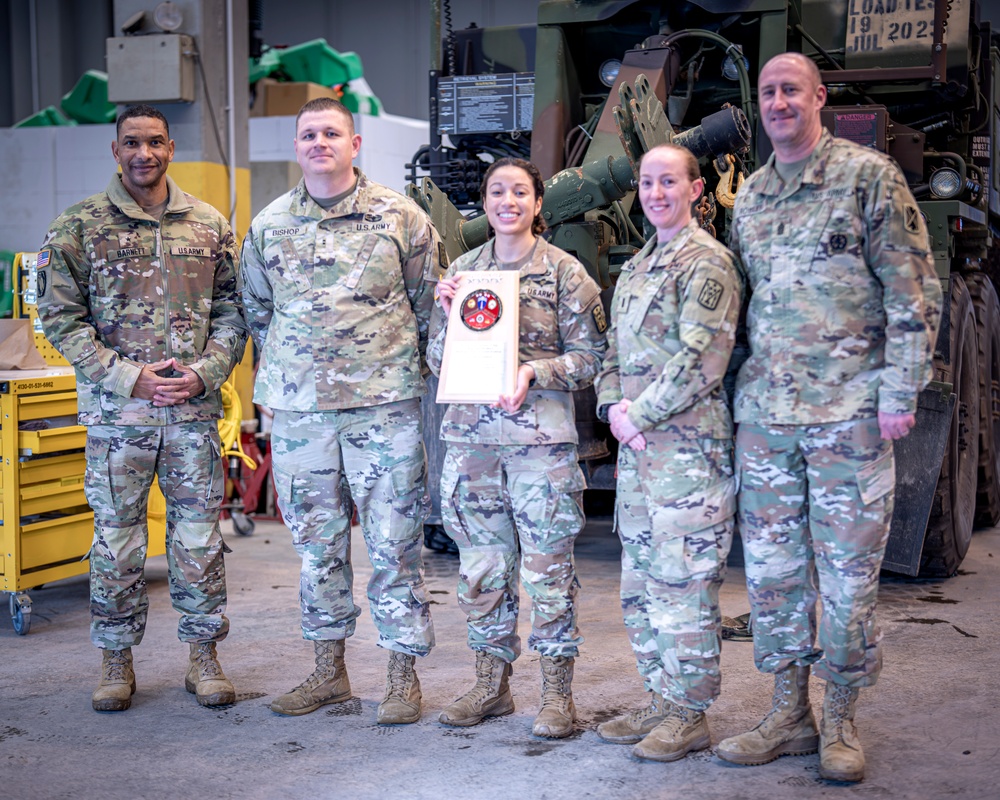 10th AAMDC command team visits 5-4 ADA for Maintenance Terrain Walk