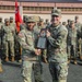 84th Engineer Battalion, 130th Engineer Brigade is awarded with a Chief of Staff Army Award for Maintenance Excellence placard.