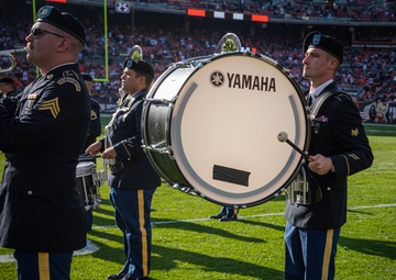 122nd Army Band performs at the 2023 Cleveland Browns Salute to Service game