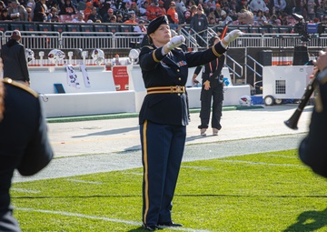 122nd Army Band performs at the 2023 Cleveland Browns Salute to Service game