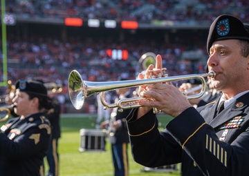 122nd Army Band performs at the 2023 Cleveland Browns Salute to Service game