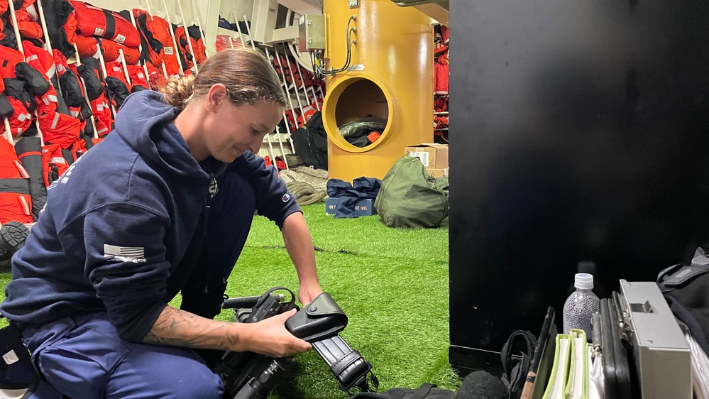 Daily life aboard the U.S. Coast Guard Cutter Waesche