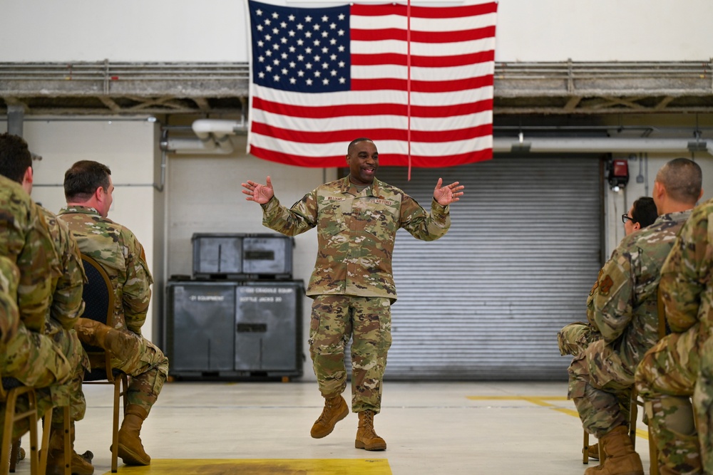 Top Enlisted Leader of the Air National Guard Visits 106th Rescue Wing