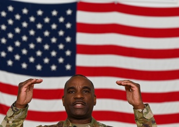 Top Enlisted Leader of the Air National Guard Visits 106th Rescue Wing