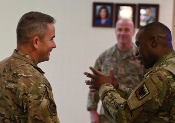 Top Enlisted Leader of the Air National Guard Visits 106th Rescue Wing