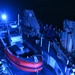 U.S. Coast Guard Cutter Waesche crew members transfer narcotics seized in the Eastern Pacific Ocean