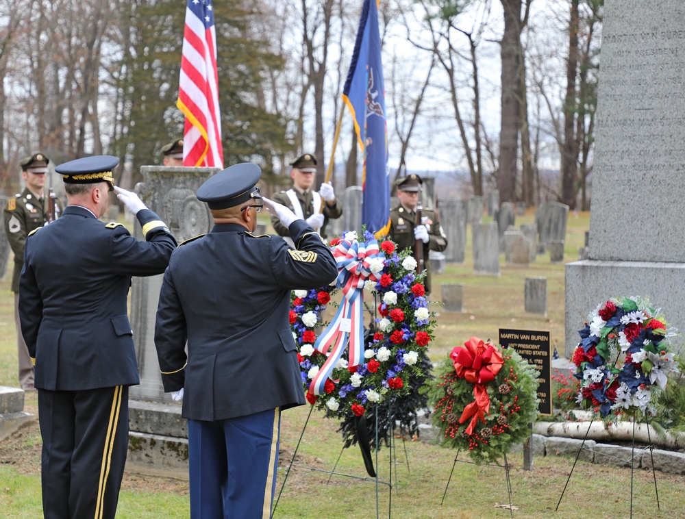 NY Army Guard recognizes President Martin Van Buren