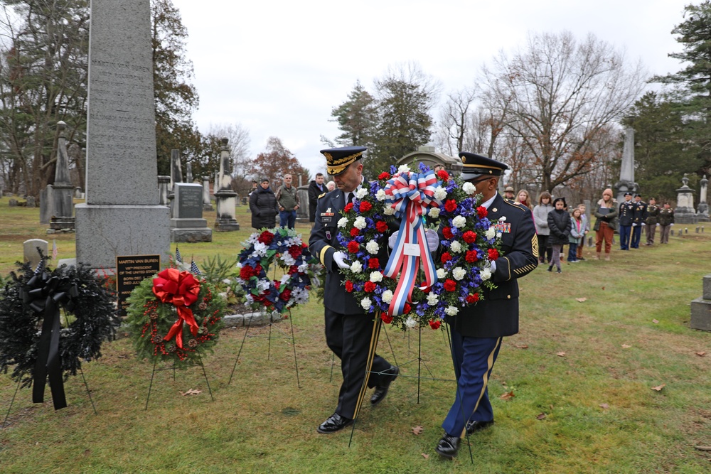 NY Army Guard recognizes President Martin Van Buren