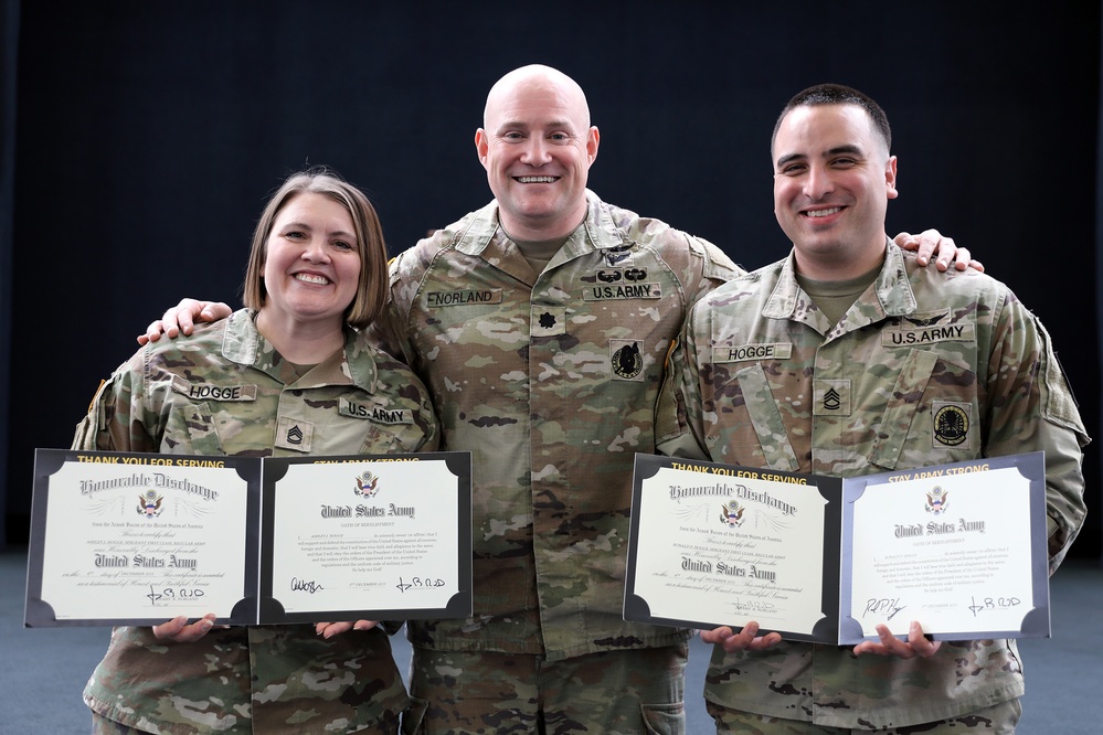 Married Army Couple Reenlists Indefinitely