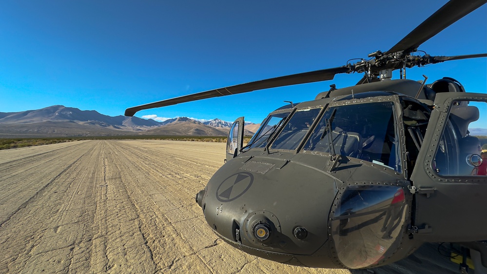 16th Combat Aviation Brigade conduct anti-electronic warfare mission