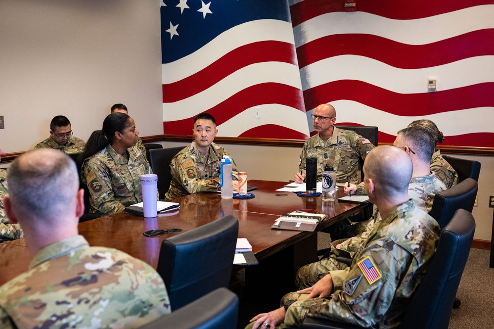 CMSSF visits the newly formed U.S. Space Force Honor Guard