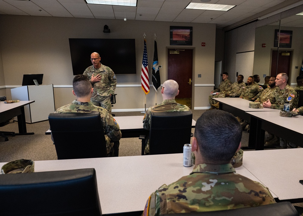 CMSSF visits the newly formed U.S. Space Force Honor Guard