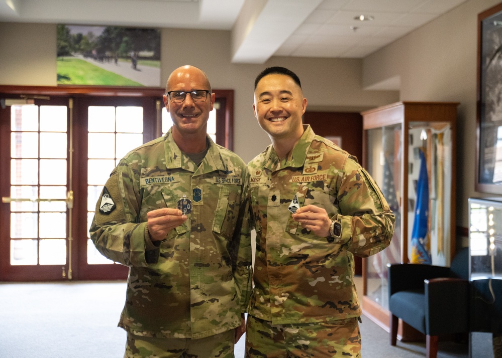 CMSSF visits the newly formed U.S. Space Force Honor Guard