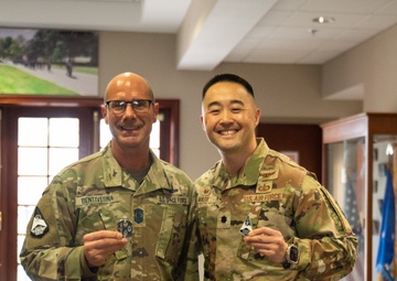CMSSF visits the newly formed U.S. Space Force Honor Guard