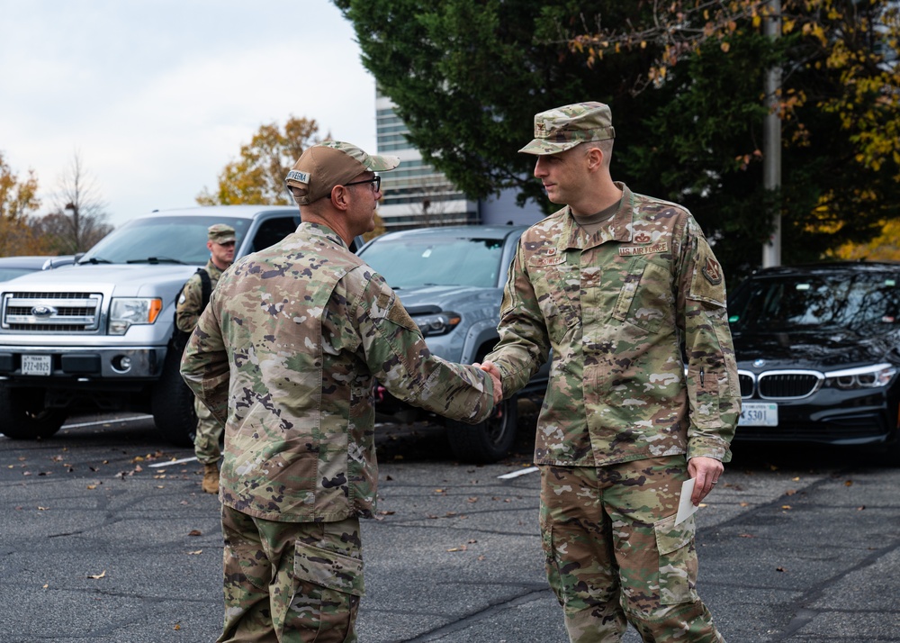 CMSSF visits the newly formed U.S. Space Force Honor Guard