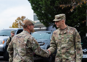 CMSSF visits the newly formed U.S. Space Force Honor Guard