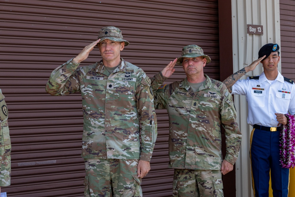 Alpha Company, 524th DSSB Assumption of Command