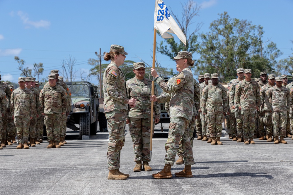 Alpha Company, 524th DSSB Assumption of Command