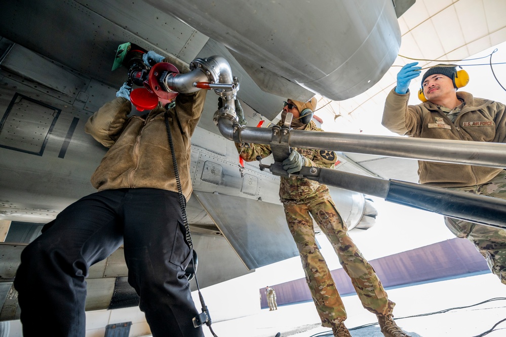 51st LRS and 2ID conduct first-ever joint hot-pit refueling