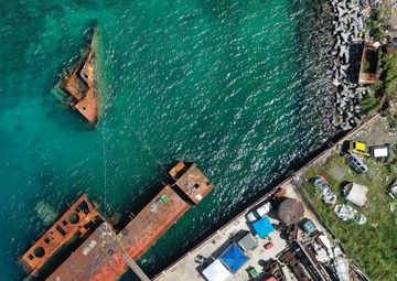 U.S. Divers Navy Complete Wreck Removal Operation in Micronesia During Pacific Partnership 2024