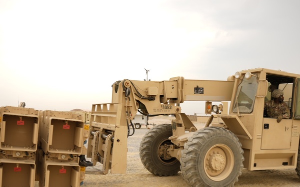 1st TSC Leads Logistical Support to aide Missile Defense Efforts in the CENTCOM AOR