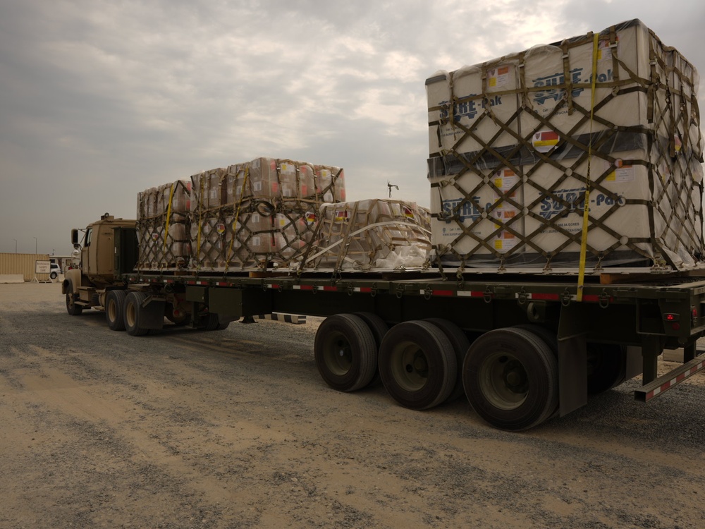 1st TSC Leads Logistical Support to aide Missile Defense Efforts in the CENTCOM AOR