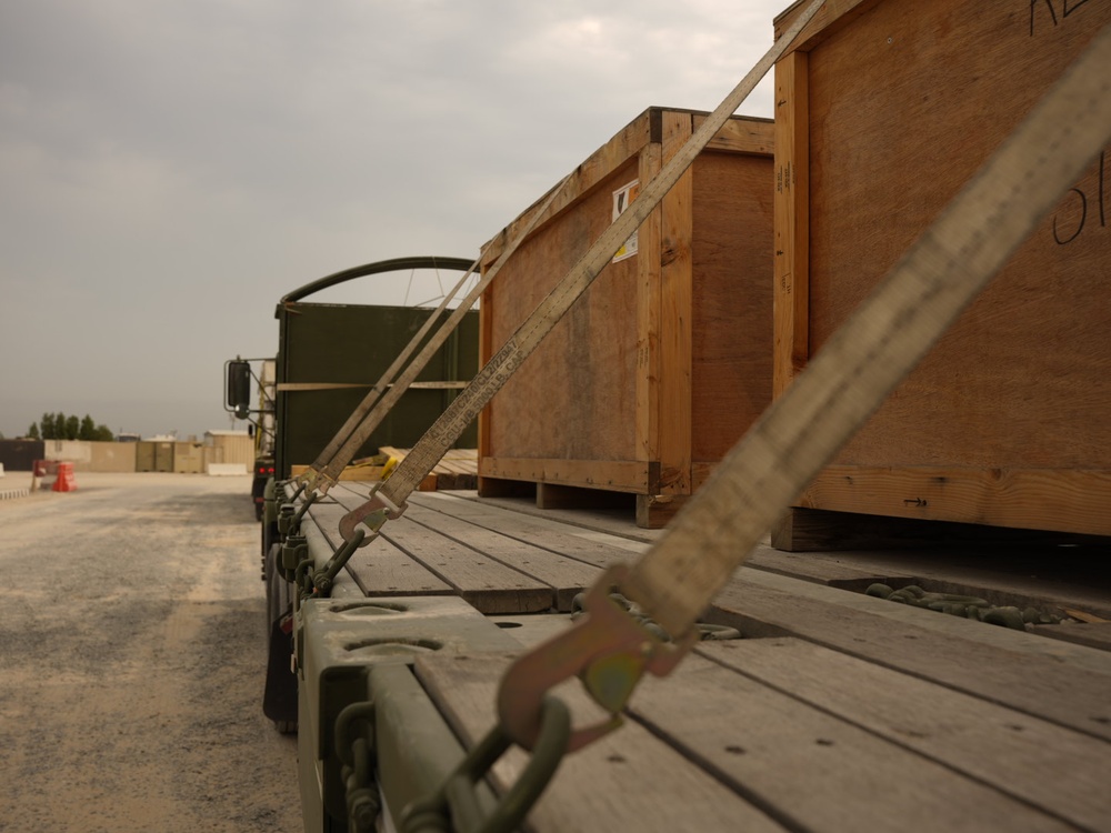 1st TSC Leads Logistical Support to aide Missile Defense Efforts in the CENTCOM AOR