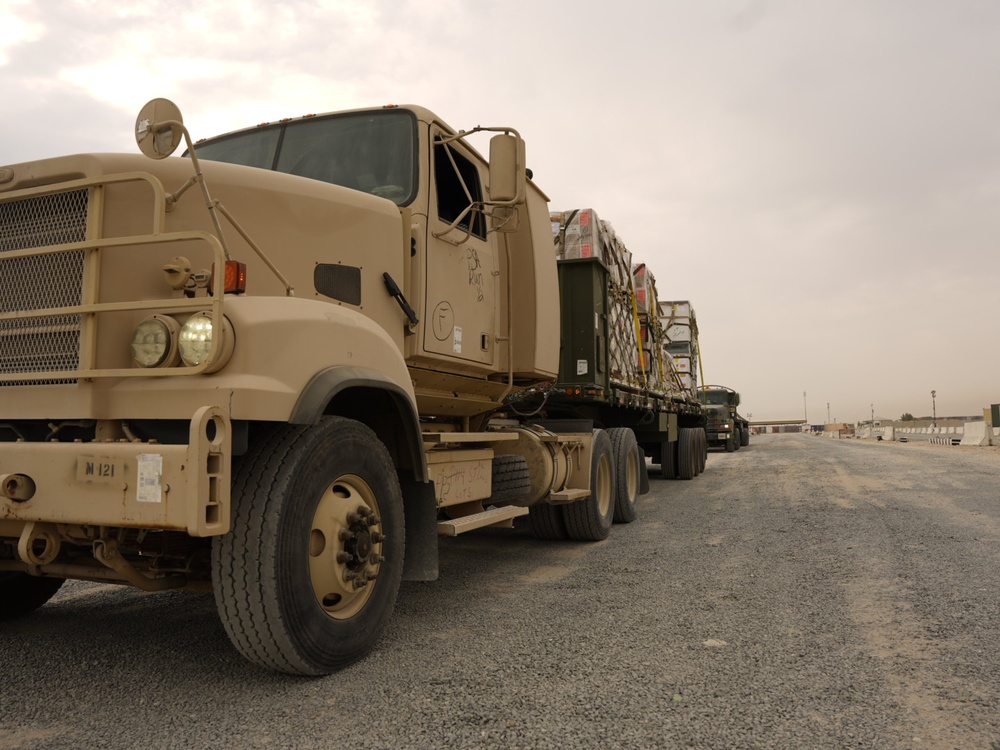 1st TSC Leads Logistical Support to aide Missile Defense Efforts in the CENTCOM AOR