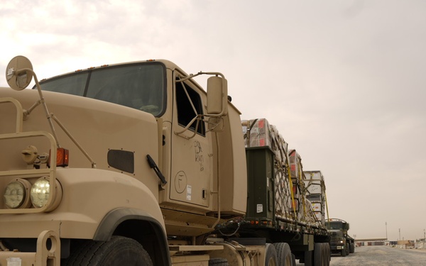 1st TSC Leads Logistical Support to aide Missile Defense Efforts in the CENTCOM AOR