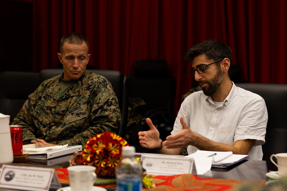 Acting DASD visits MCAS Futenma