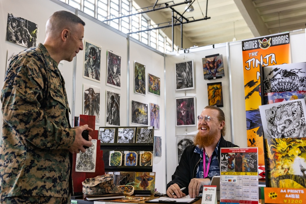 Camp Foster opens its gates for the local Japanese community to attend Comic Con Okinawa 2023