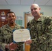 Director for Branch Clinics for NMRTC Capt. Johvin Perry visits NMRTU Diego Garcia