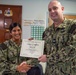 Director for Branch Clinics for NMRTC Capt. Johvin Perry visits NMRTU Diego Garcia