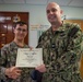 Director for Branch Clinics for NMRTC Capt. Johvin Perry visits NMRTU Diego Garcia