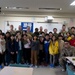 Service members from US, Japan, and Australia greet international students in Hokkaido