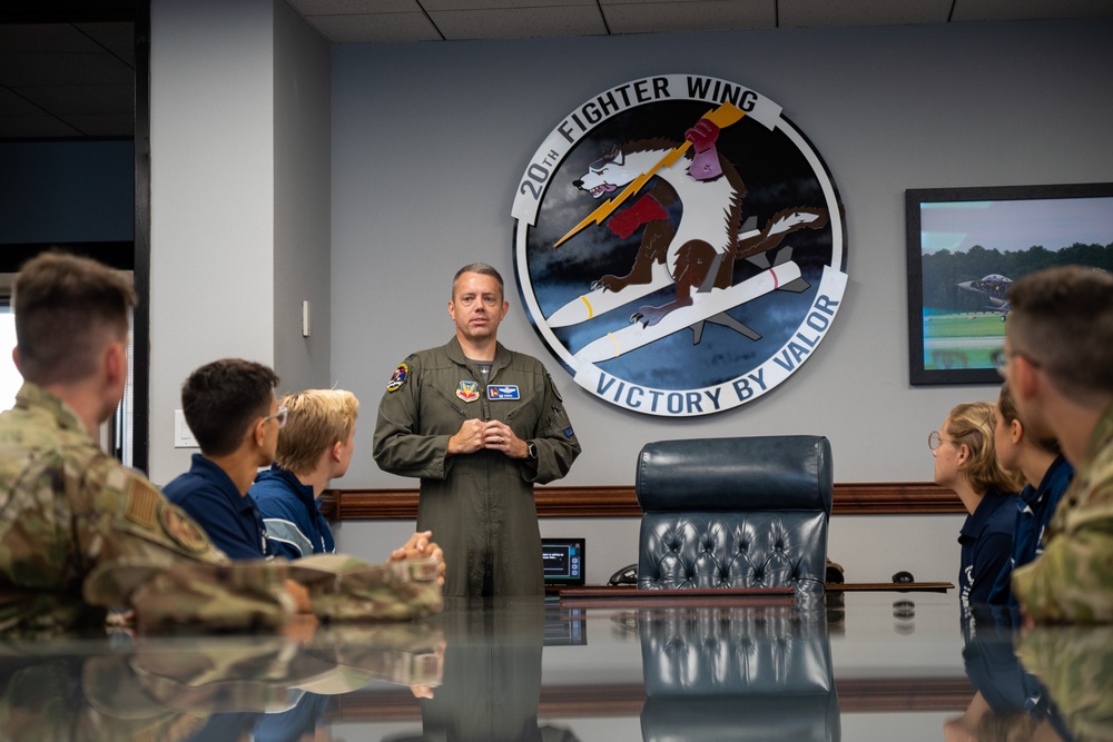 The Future of the Air Force: Team Shaw hosts ERAU AFROTC cadets for base immersion