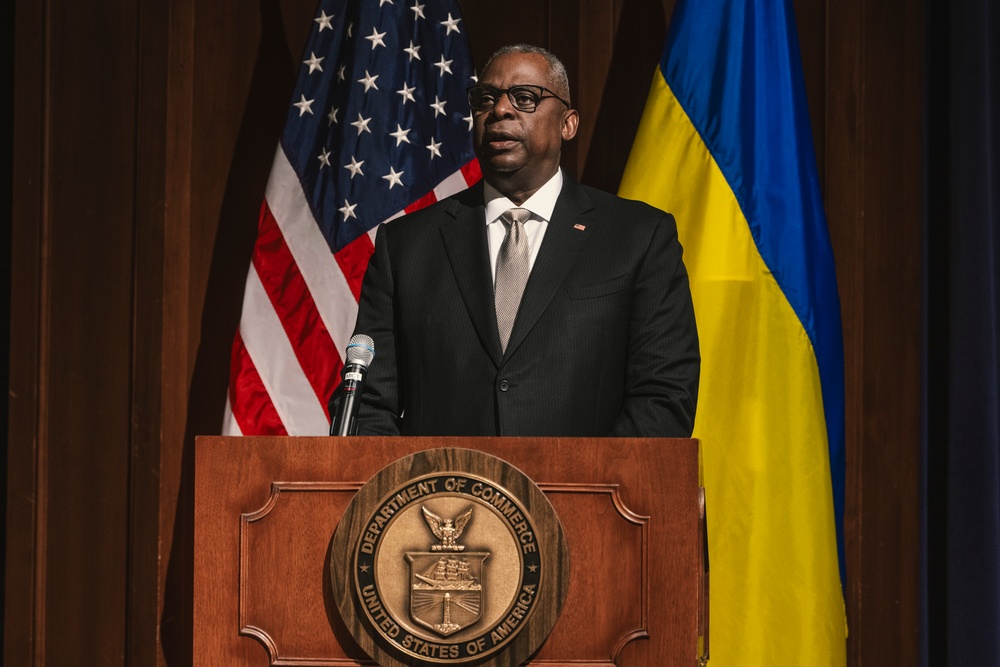 SECDEF Delivers Remarks at Ukraine Defense Industrial Base Summit