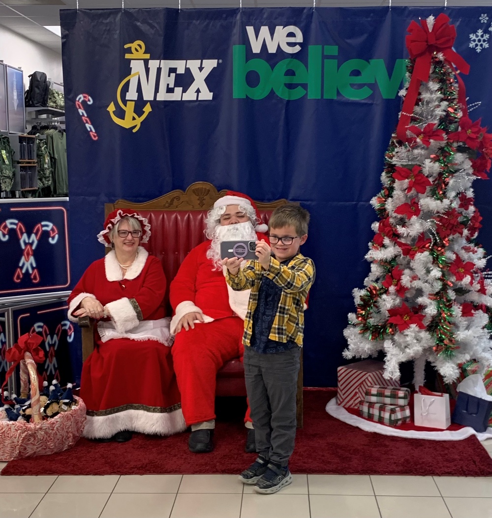 Santa Claus delights children of all ages at the NEX