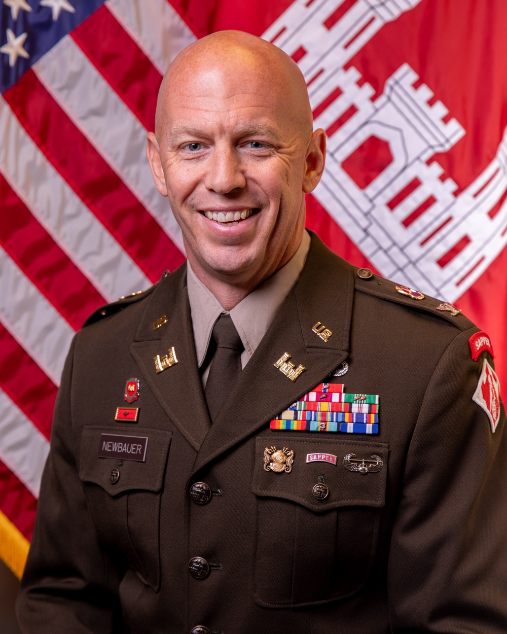 Official Military Photo of Col. Robert J. Newbauer