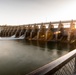 Sunset at the USACE Omaha District's Gavins Point Dam, South Dakota