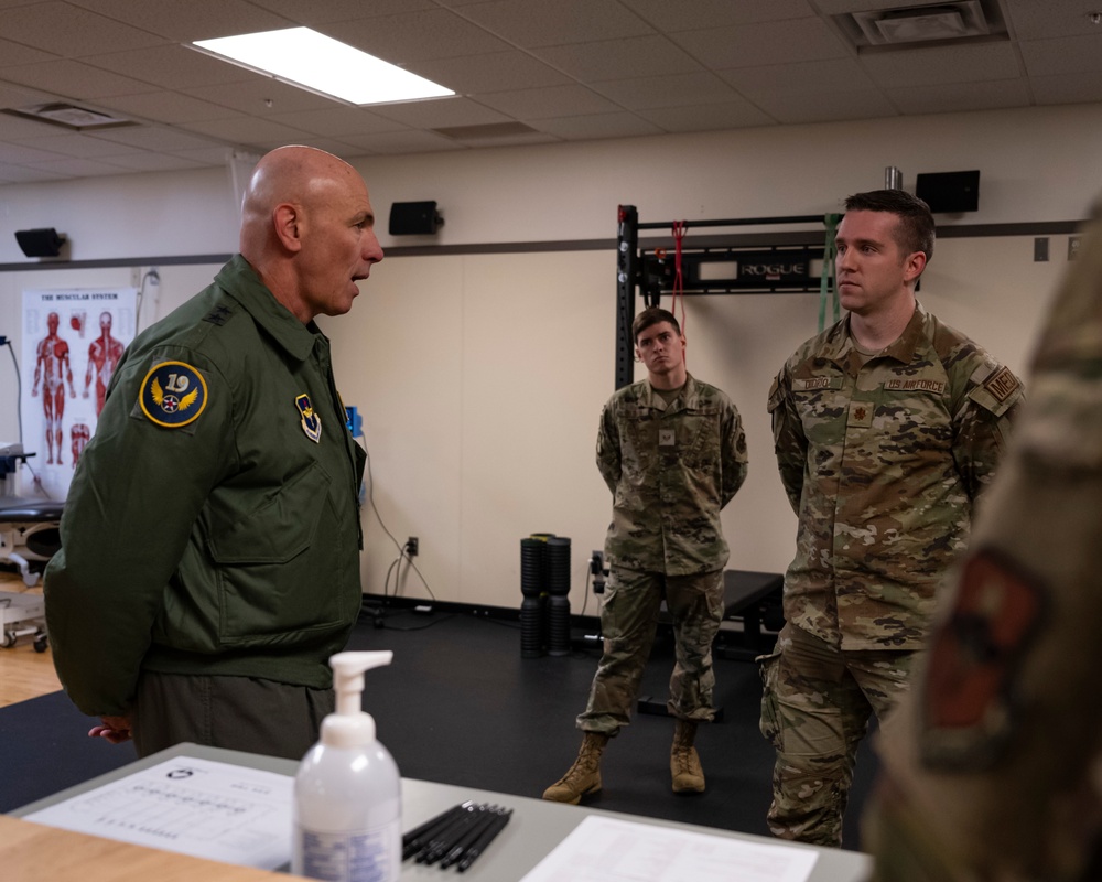 Major General Quinn &amp; 19th AF Team Visits Fairchild AFB's SERE School