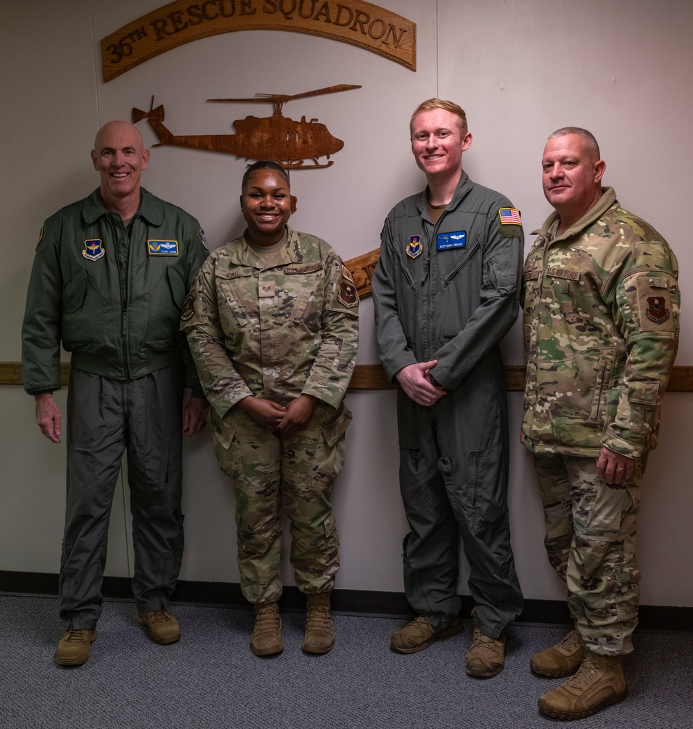 Major General Quinn &amp; 19th AF Team Visits Fairchild AFB's SERE School