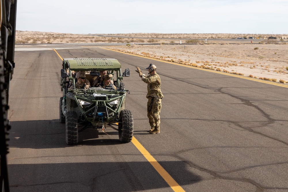 Steel Knight 23.2: U.S. Marines, Airmen transport ULTVs with HC-130J