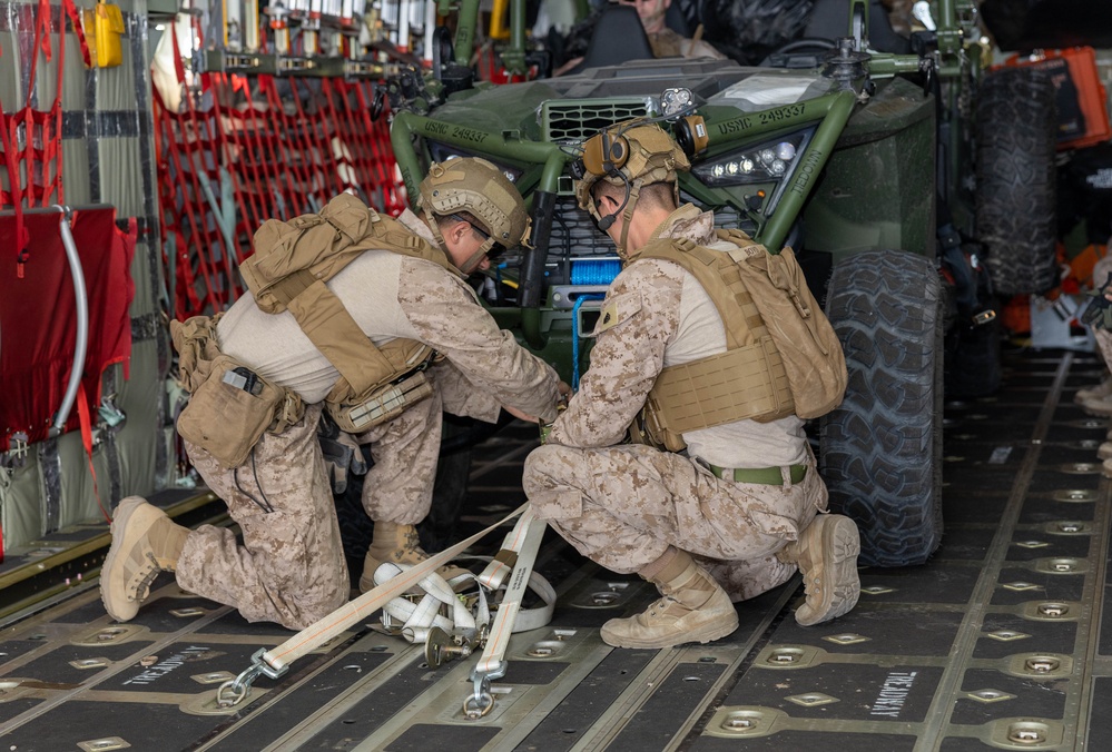 Steel Knight 23.2: U.S. Marines, Airmen transport ULTVs with HC-130J
