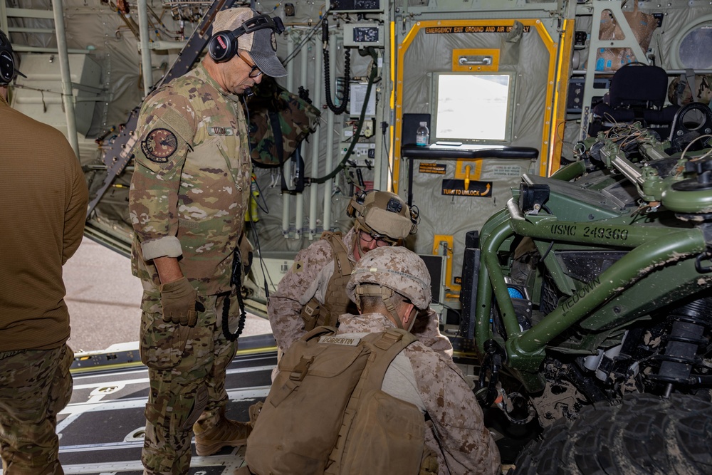 Steel Knight 23.2: U.S. Marines, Airmen transport ULTVs with HC-130J