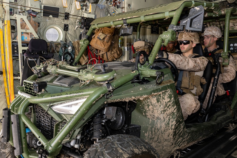 Steel Knight 23.2: U.S. Marines, Airmen transport ULTVs with HC-130J