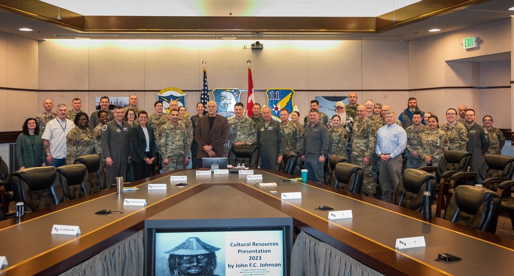 John F.C. Johnson Visits With Alaska Military Leaders – American Indian and Alaska Native Heritage Month