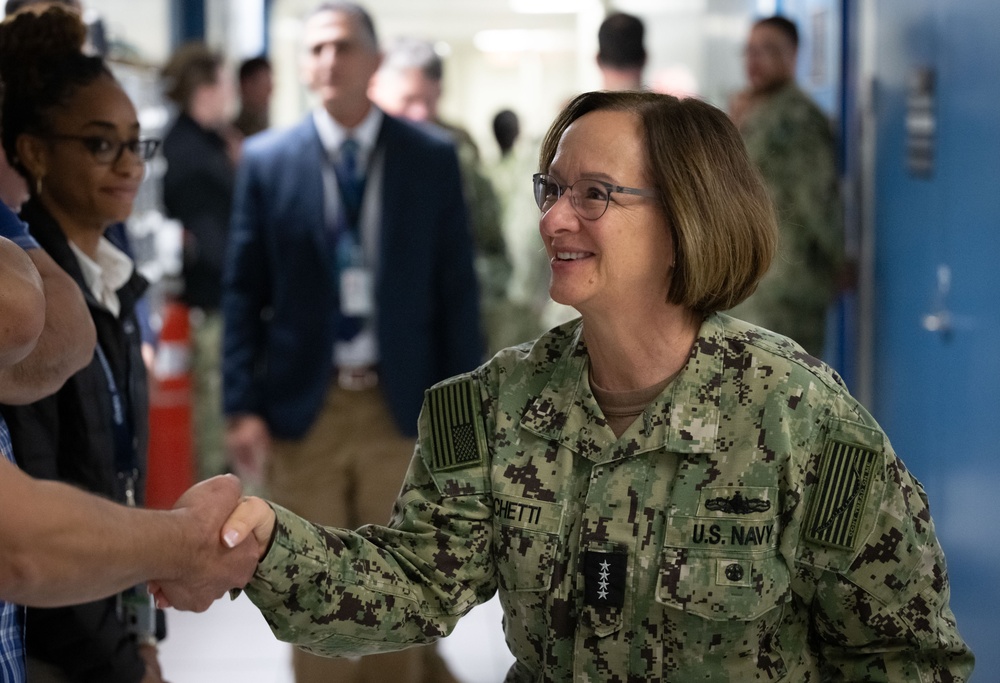 Chief of Naval Operations Adm. Franchetti Witnesses Combat Readiness Efforts at Naval Surface Warfare Center, Port Hueneme Division